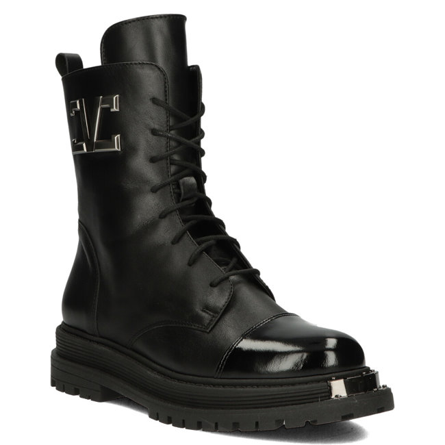 Kožené boty Filippo 603  černé