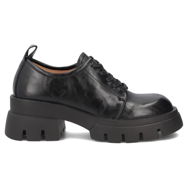 Černé kožené tenisky Filippo DP8156/26 BK