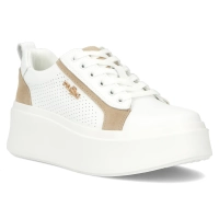 Bílé kožené sneakersy Filippo DP6170/24 WH