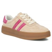 Béžové kožené sneakersy Filippo DP6764/25 BE FH