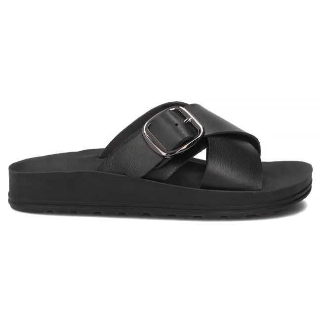Černé pantofle Filippo DK6891/26 BK