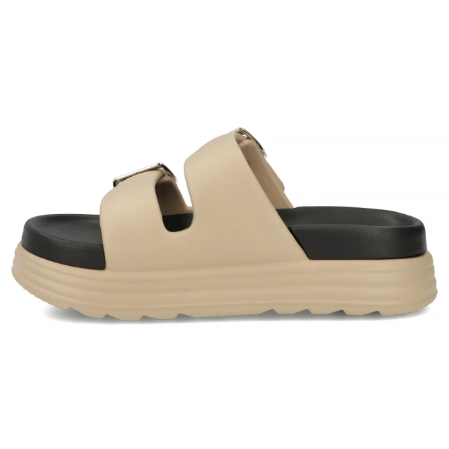 Béžové pantofle Filippo DK7914/26 BE