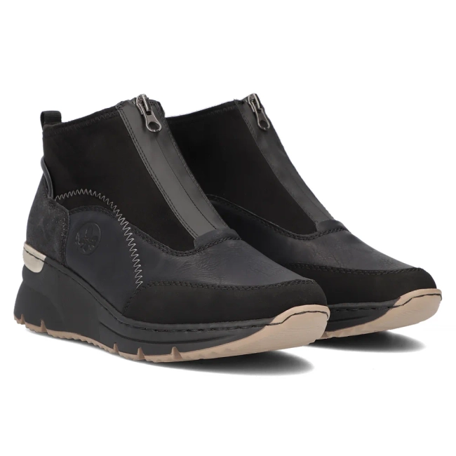 Černé sneakersy Rieker N6361-00