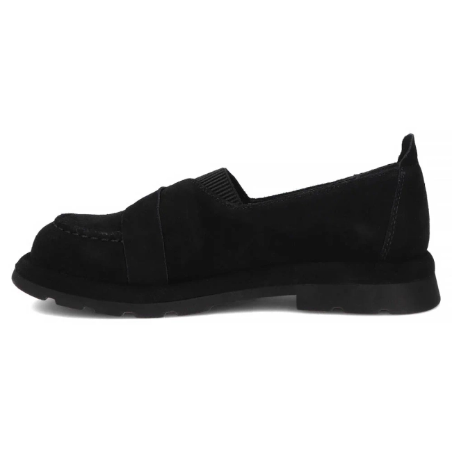 Černé kožené tenisky Filippo DP7947/26 BK