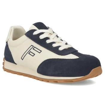 Bílo- modré kožené tenisky Filippo DP7724/26 WH NV