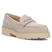 Taupe kožené polobotky Filippo DP6090/24 TP