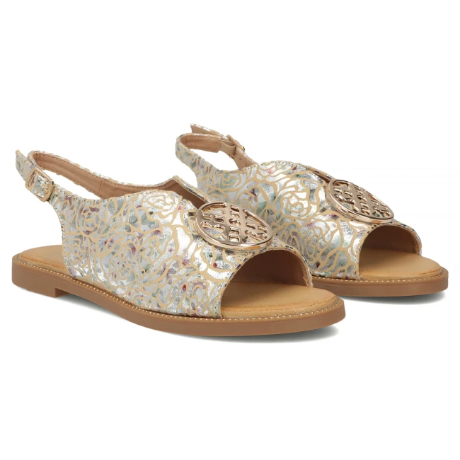 Zlaté sandály Filippo DS7894/26 GO