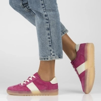 Růžové kožené sneakersy Filippo DP6770/25 FH