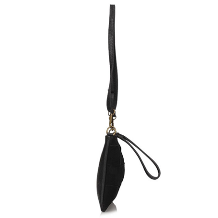 Peněženka Toscanio Suede Braided C87 černá