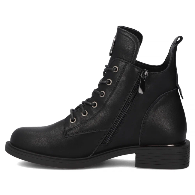 Černé kotníkové boty Filippo DBT7436/25 BK