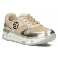 Béžové kožené sneakersy Filippo DP3542/22 BE
