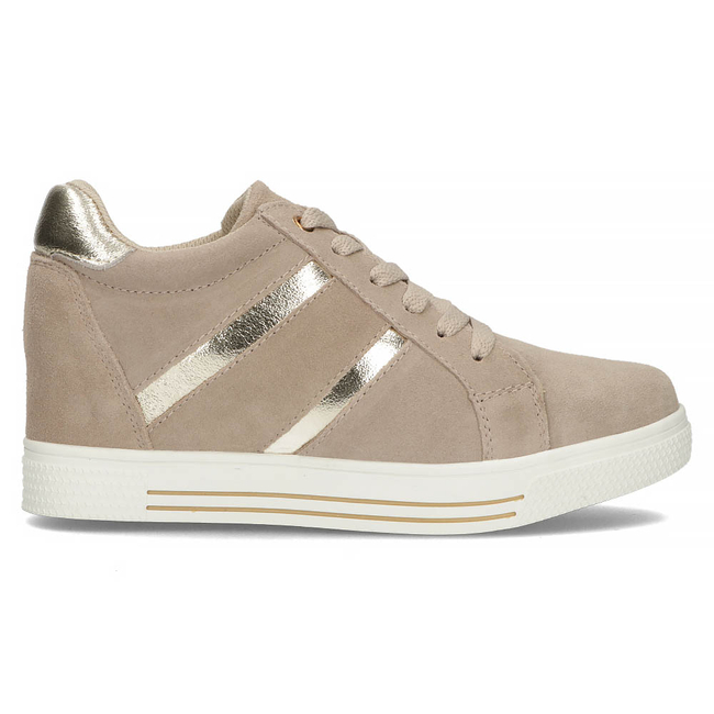 Béžové kožené sneakersy Filippo DP3549/22 BE