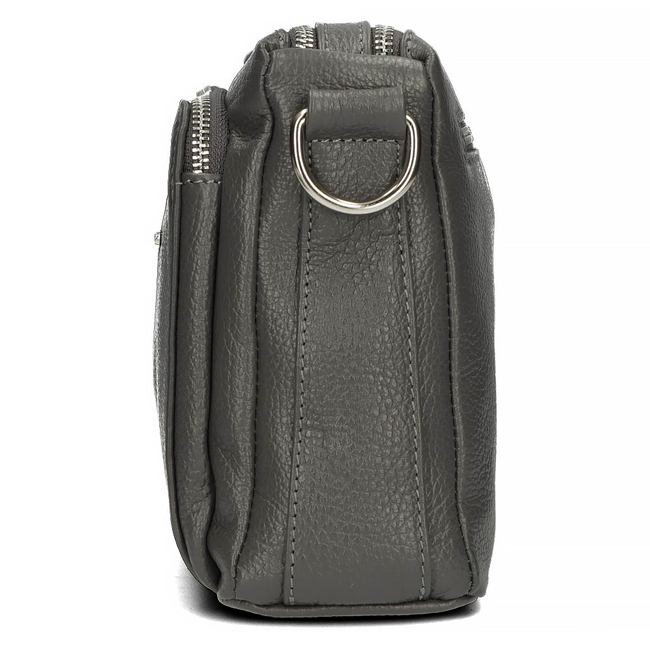 Toscanio Leather bag E16 šedá