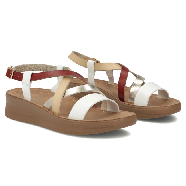 Bílé sandály Filippo DS7904/26 WH