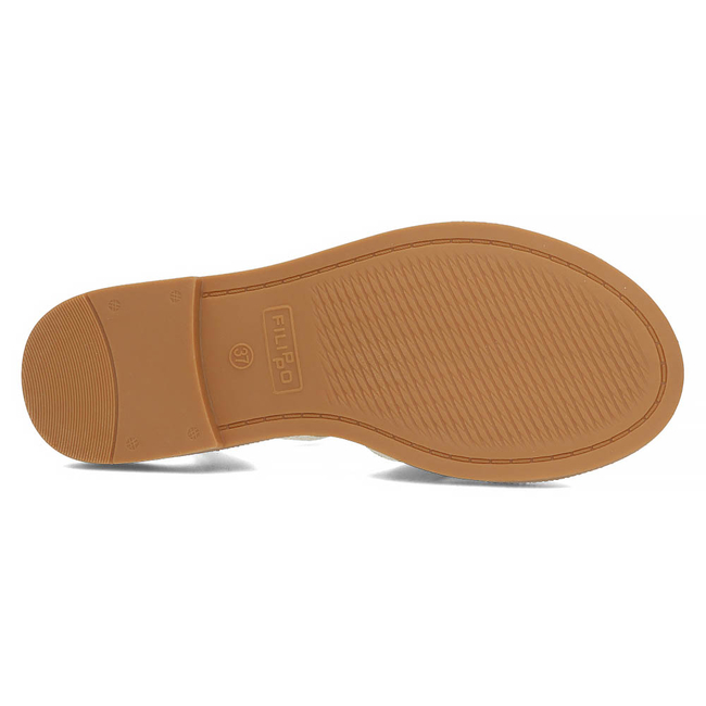 Zlaté sandály Filippo DS3702/22 GO