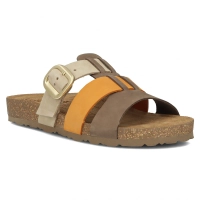 Hnědé pantofle Yokono JERBA-137 NOB MULTI MANGO