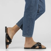 Černé pantofle Filippo DK7890/26 BK