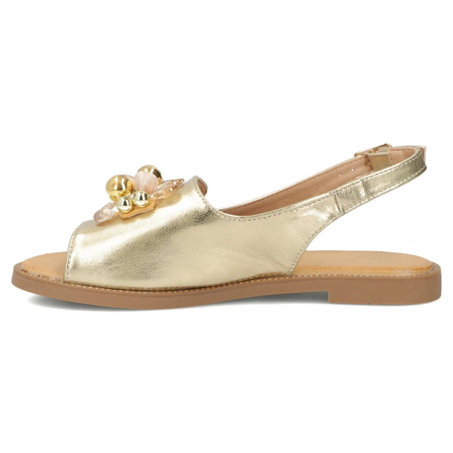 Zlaté sandály Filippo DS7892/26 GO