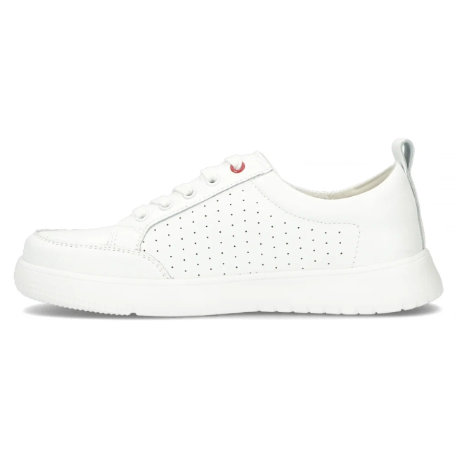 Bílé kožené polobotky Filippo DP6127/24 WH