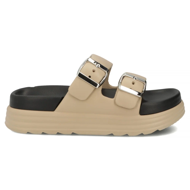 Béžové pantofle Filippo DK7914/26 BE