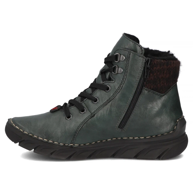 Zelené kotníkové boty Rieker 55040-54