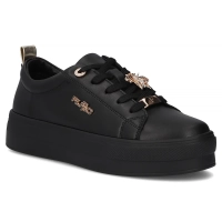 Černé kožené polobotky Filippo DP3533/26 BK DI