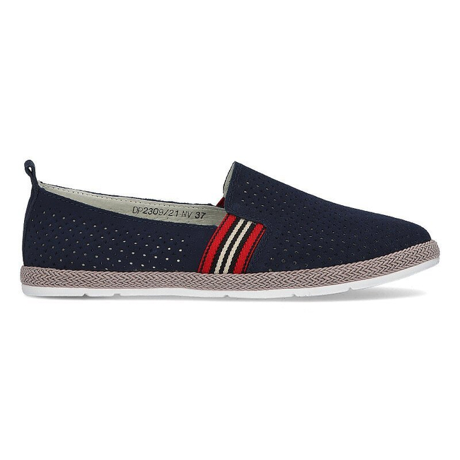 Tmavě modré kožené polobotky Filippo DP2309/22 NV