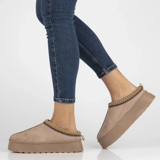 Béžové bačkory Filippo DK6662/24 BE