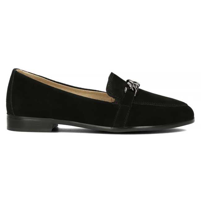 Černé kožené mokasíny Filippo DP3626/22 BK