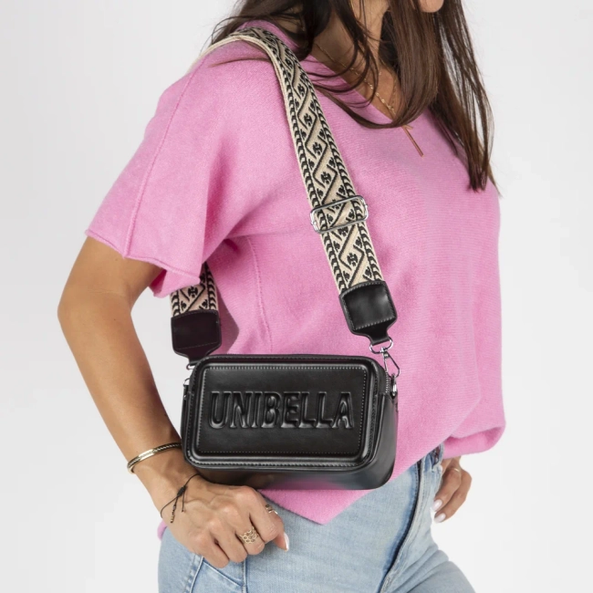Černá kabelka Modern Courier