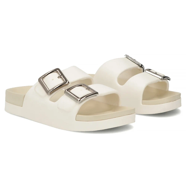 Béžové pantofle Filippo DK7915/26 BE