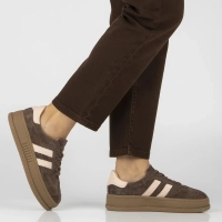 Hnědé kožené tenisky Filippo DP7995/26 D BR