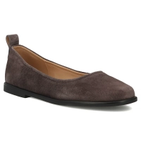 Hnědé kožené baleríny Filippo DP7741/26 D BR