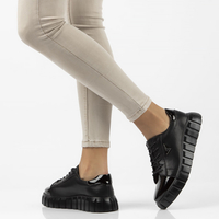 Kožené sneakersy Filippo DP4138/22 BK černé
