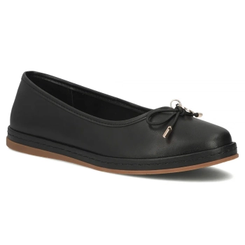 Černé kožené baleríny Filippo DP6856/26 BK