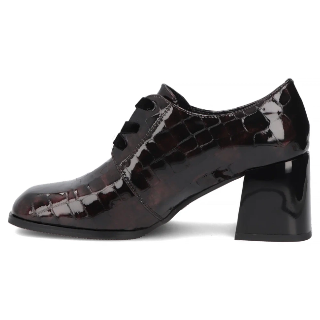 Bordové kožené polobotky Filippo DP8144/26 BG
