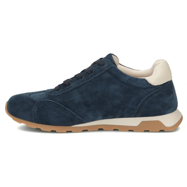 Tmavě modré kožené tenisky Filippo DP7962/26 NV