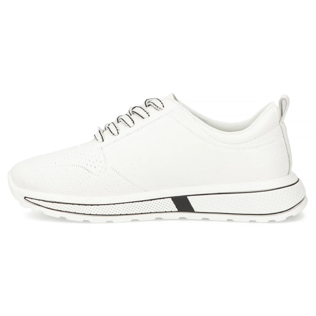 Bílé kožené tenisky Filippo DP7612/26 WH