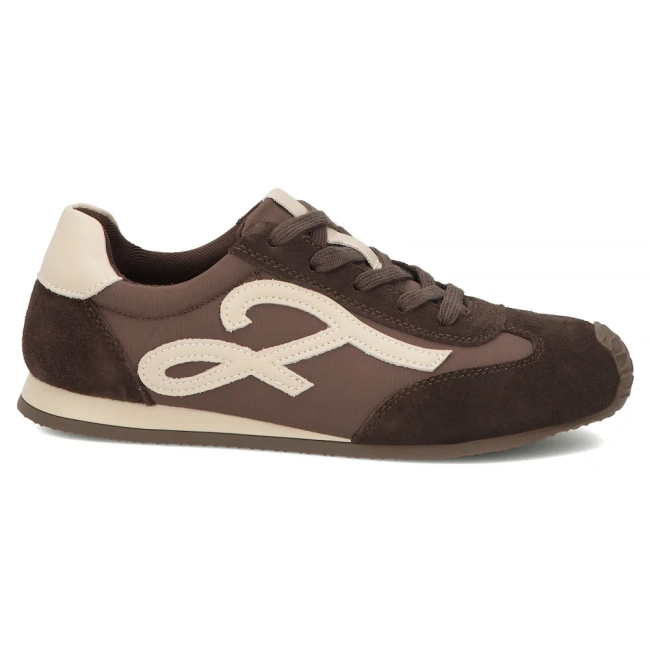 Hnědé kožené tenisky Filippo DP7967/26 D BR