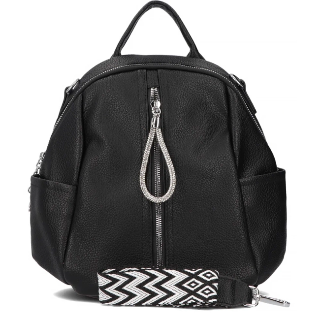 Černý batoh black glam