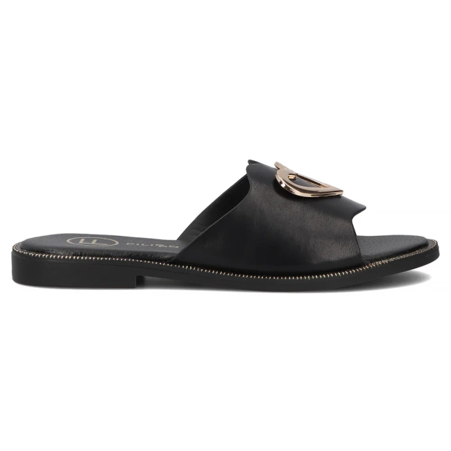Černé pantofle Filippo DK6909/25 BK