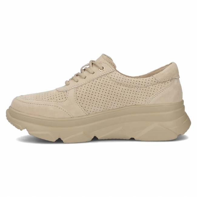 Béžové kožené sneakersy Filippo DP2138/24 BE BE