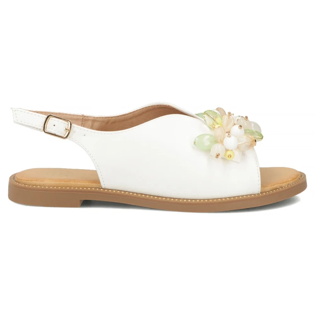 Bílé sandály Filippo DS7900/26 WH
