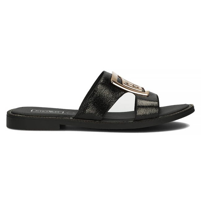 Černé pantofle Filippo DK3703/22 BK