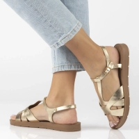 Zlaté sandály Filippo DS7902/26 GO