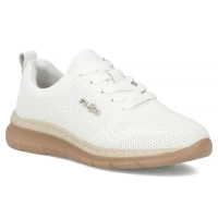 Bílé kožené tenisky Filippo DP7573/26 WH