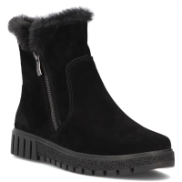 Černě kožené boty Filippo DBT6362/24 BK