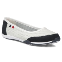 Bílo-modré kožené baleríny Filippo DP142/26 WH NV