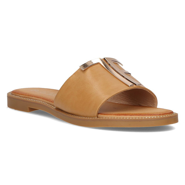 Béžové pantofle Filippo DK2103/21 BE